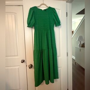 SHEIN Green Textured dress